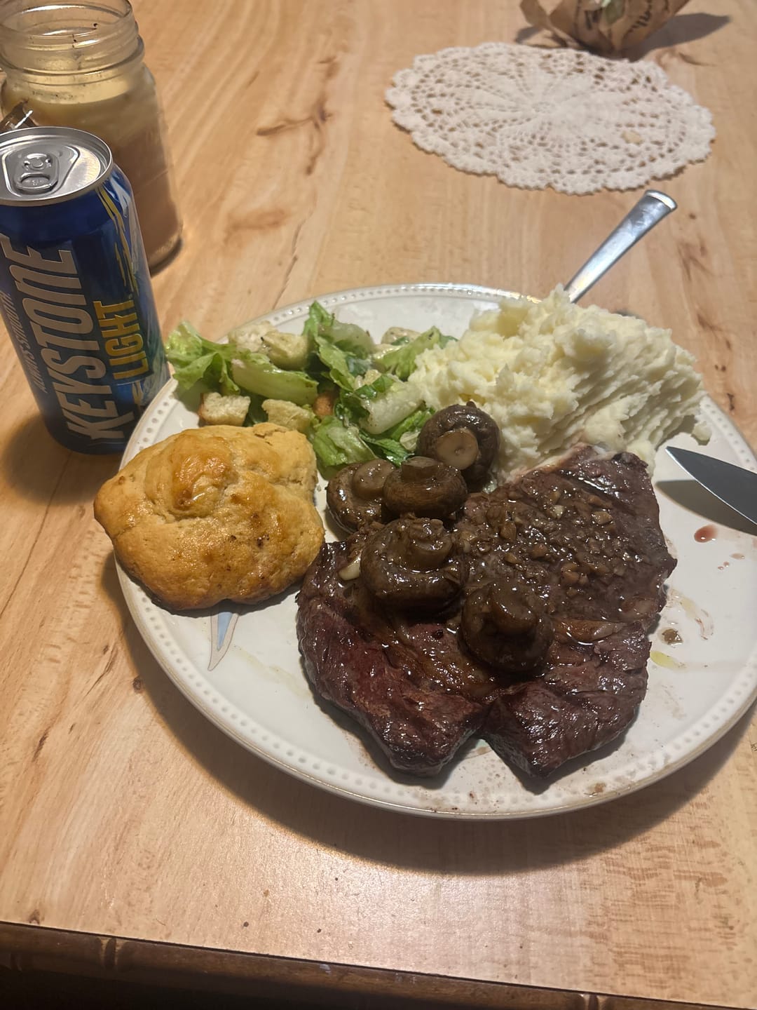 Customer photo review of USDA Prime Boneless Ribeye Steak