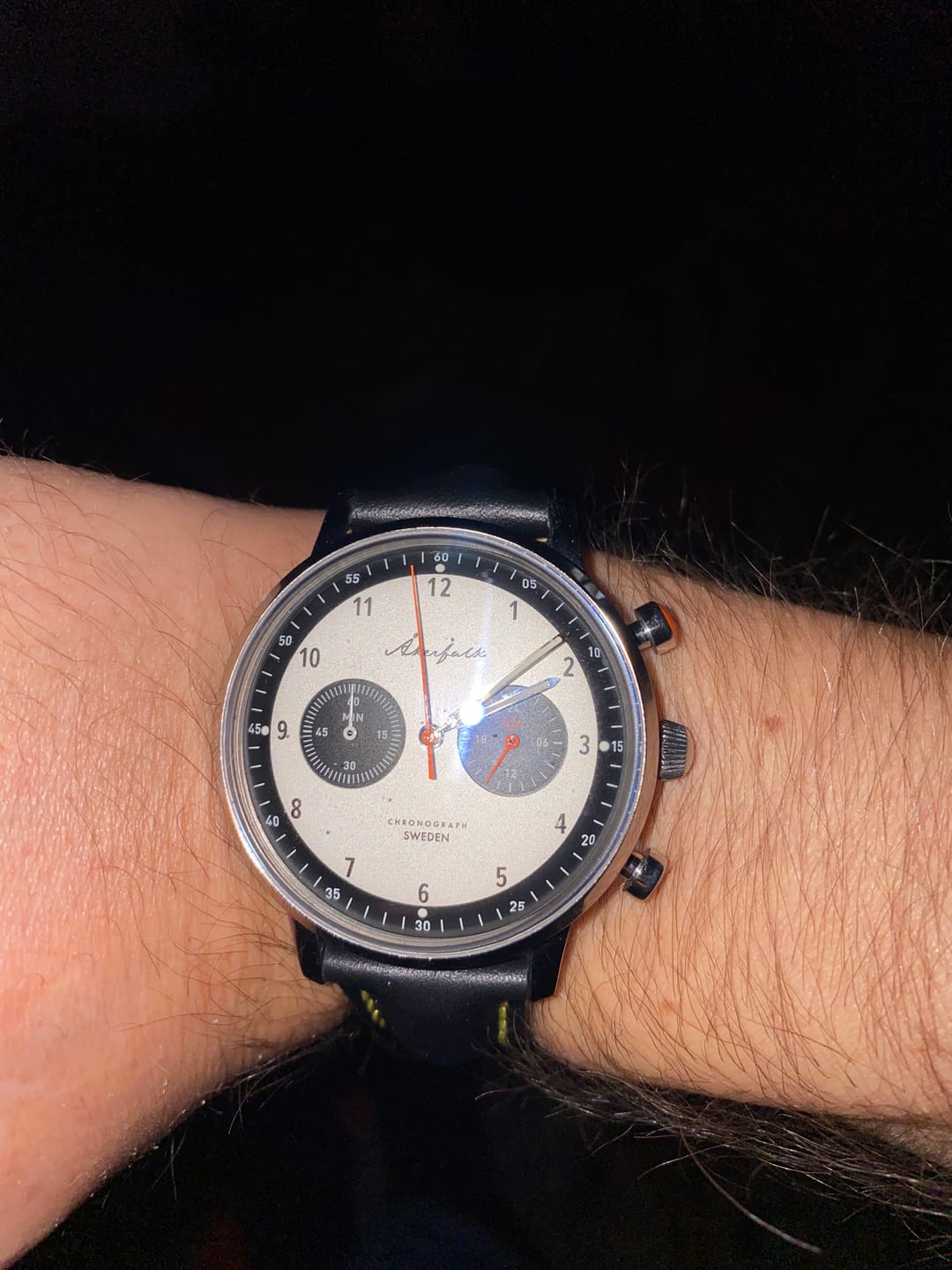 Customer photo review of Chronograph Panda 12h/24h watch