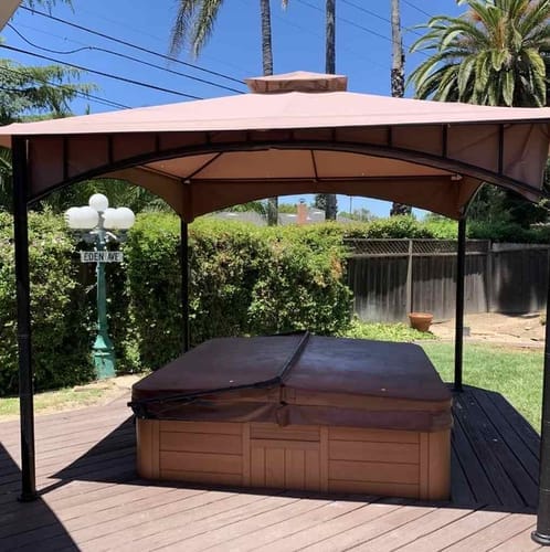 Customer photo review of Stoff Pavillon LAURO - 340cm x 340cm