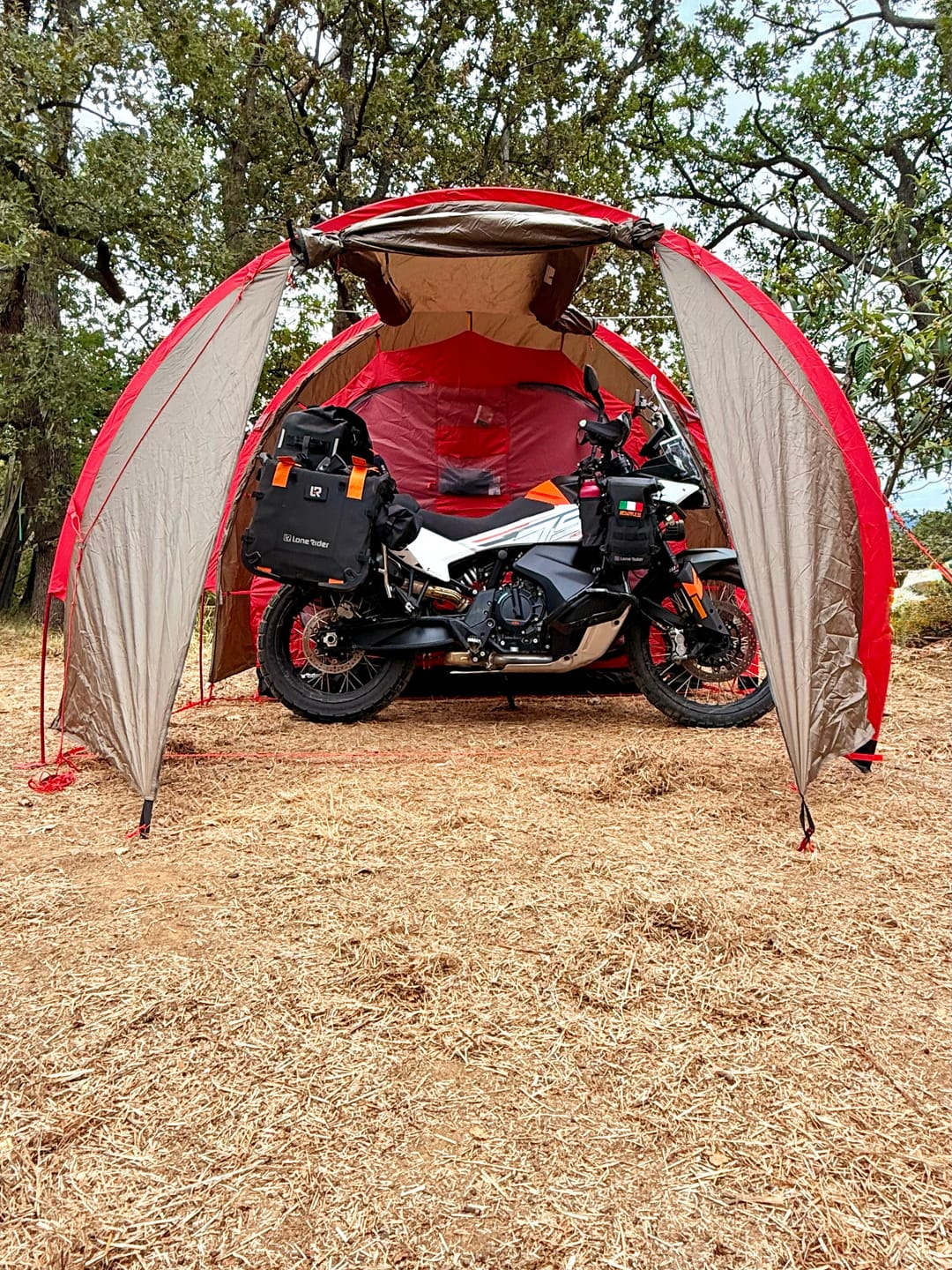 Customer photo review of MotoTent