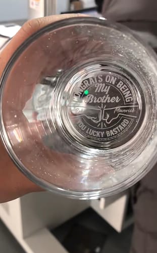 Customer photo review of Cloudray UV-10 10W Water-Cooled High-stability & High Efficiency UV Laser Engraver