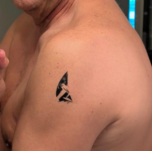 Customer photo review of Create Your Own Tattoo