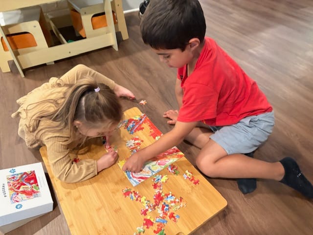 Customer photo review of Custom jigsaw puzzle