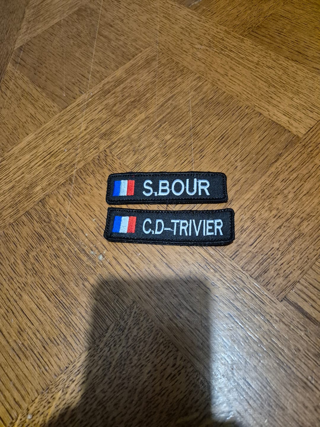 Customer photo review of Patch militaire personnalisé Français