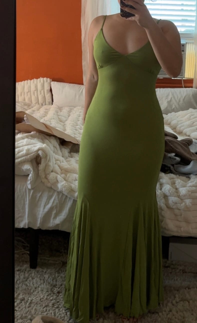 Customer photo review of The House Gown-Kiwi