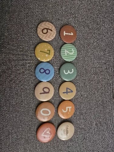 Customer photo review of Corona de cumpleaños Montessori con números intercambiables (1 a 5 años) | Algodón natural y diseño ajustable
