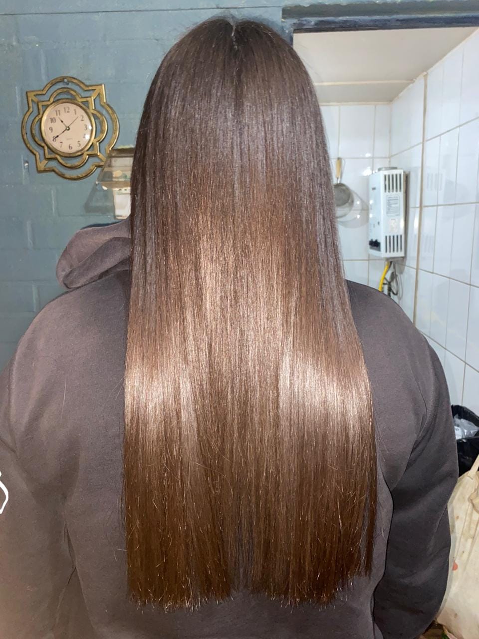 Customer photo review of Kit Alisado Profesional 1 Litro