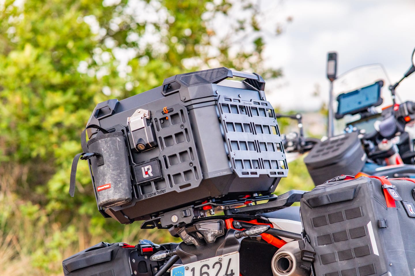 Customer photo review of MotoCase – The Ultimate Top Case