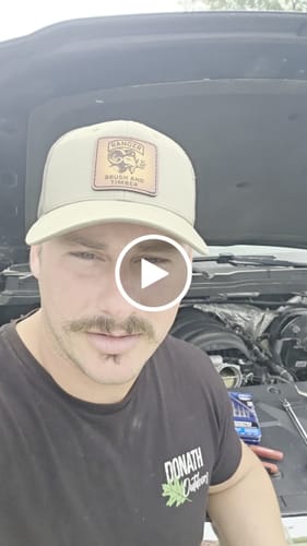 Customer video review of Premium Custom Leather Patch Hats (Wholesale)