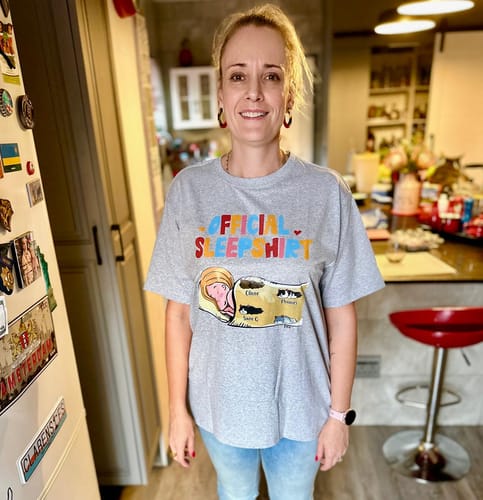 Customer photo review of PAWJAMA SHIRT (Unisex)