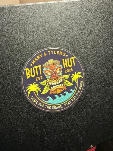 Customer photo review of 100 - 3" Custom Vinyl Stickers