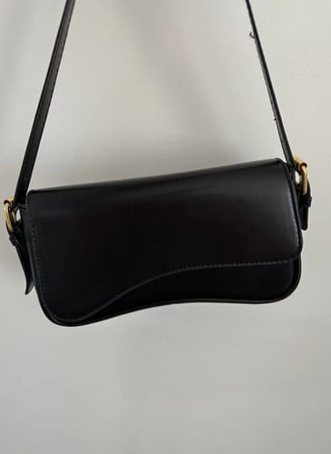 Customer photo review of Mila Shoulder Saddle Bag