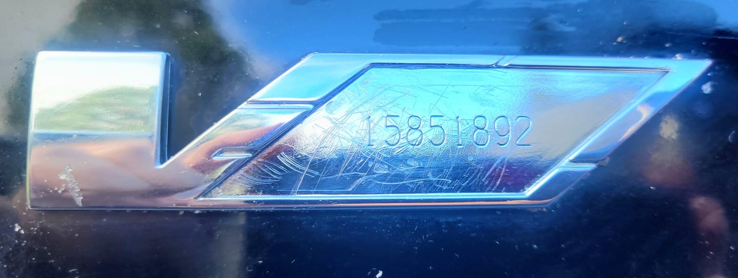 Customer photo review of Classic CTS-V "V" Emblem Lenses