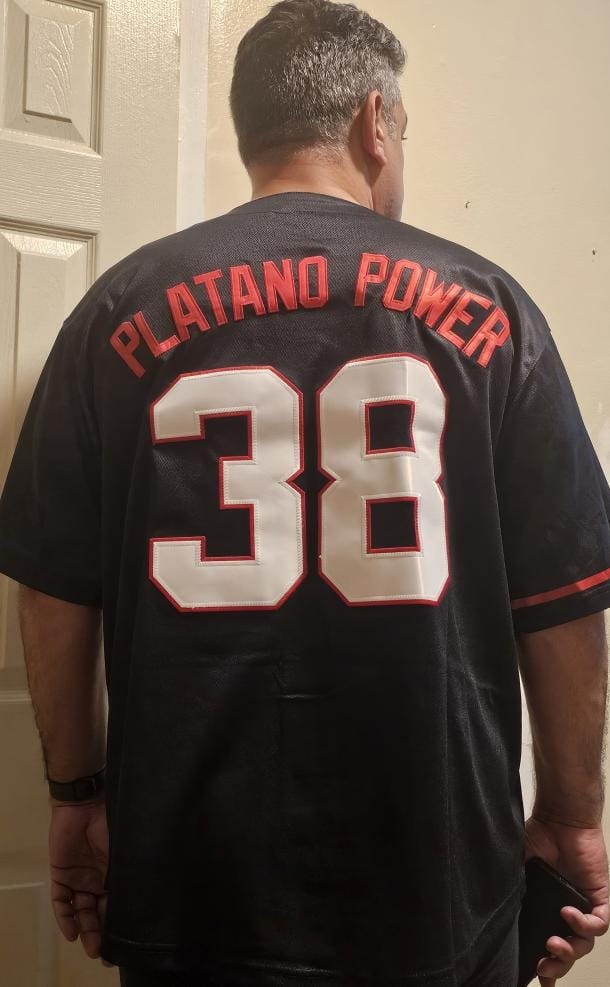 Customer photo review of Dominican Republic Heritage Custom Baseball Jersey