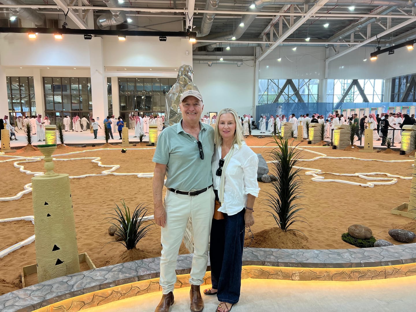 Customer photo review of Sand Slim Fit Chino