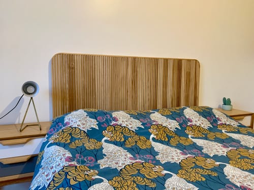 Customer photo review of HORSENS - Tête de lit 140 cm en bois