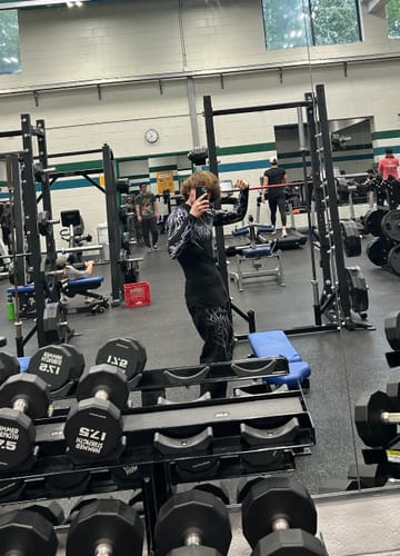 Customer photo review of Void Tech™ Soul Decay longsleeve Compression [HOLLOW PURPLE]