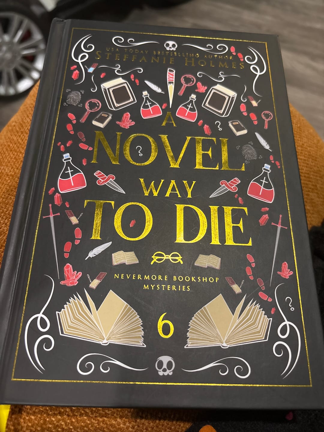 Customer photo review of Nevermore Luxe Hardcover Editions, set of 3: books 4-6