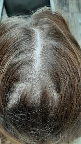 Customer photo review of Instant Dye Shampoo