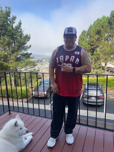 Customer photo review of Japan Heritage Custom Basketball Jersey