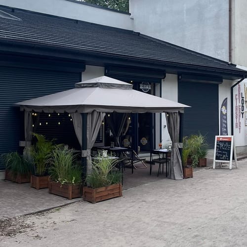 Customer photo review of Stoff Pavillon STOJ - 336cm x 402cm
