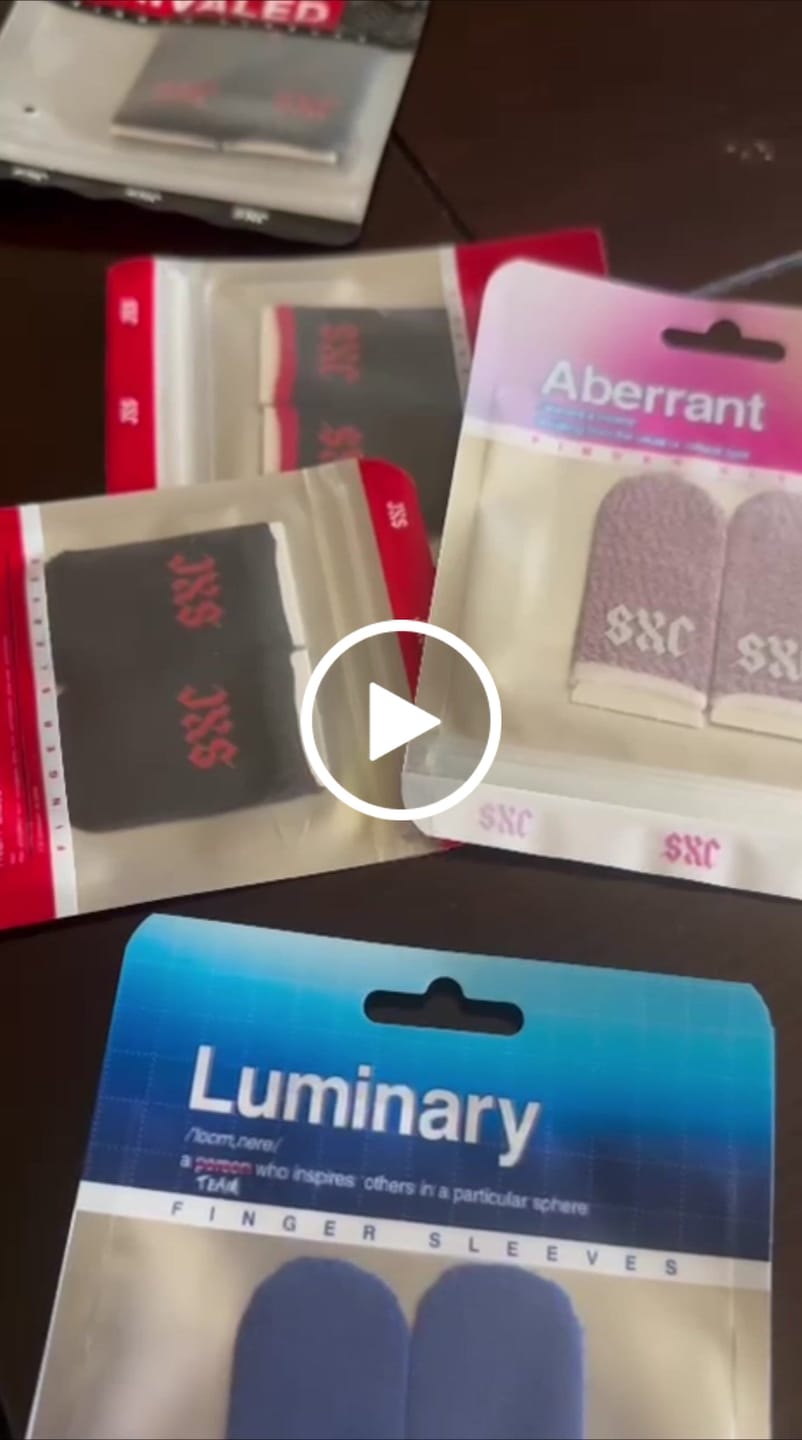 Customer video review of Updated - SXC "Aberrant" Finger Sleeves (V2)