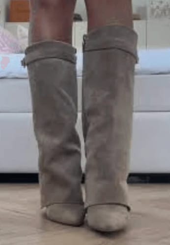 Customer photo review of Monica High Boots