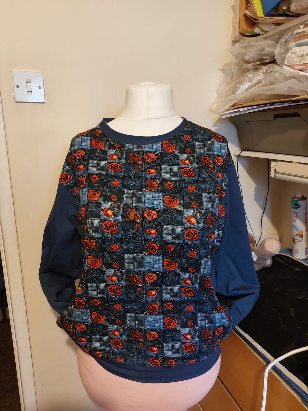 Customer photo review of Plain French Terry Fabric