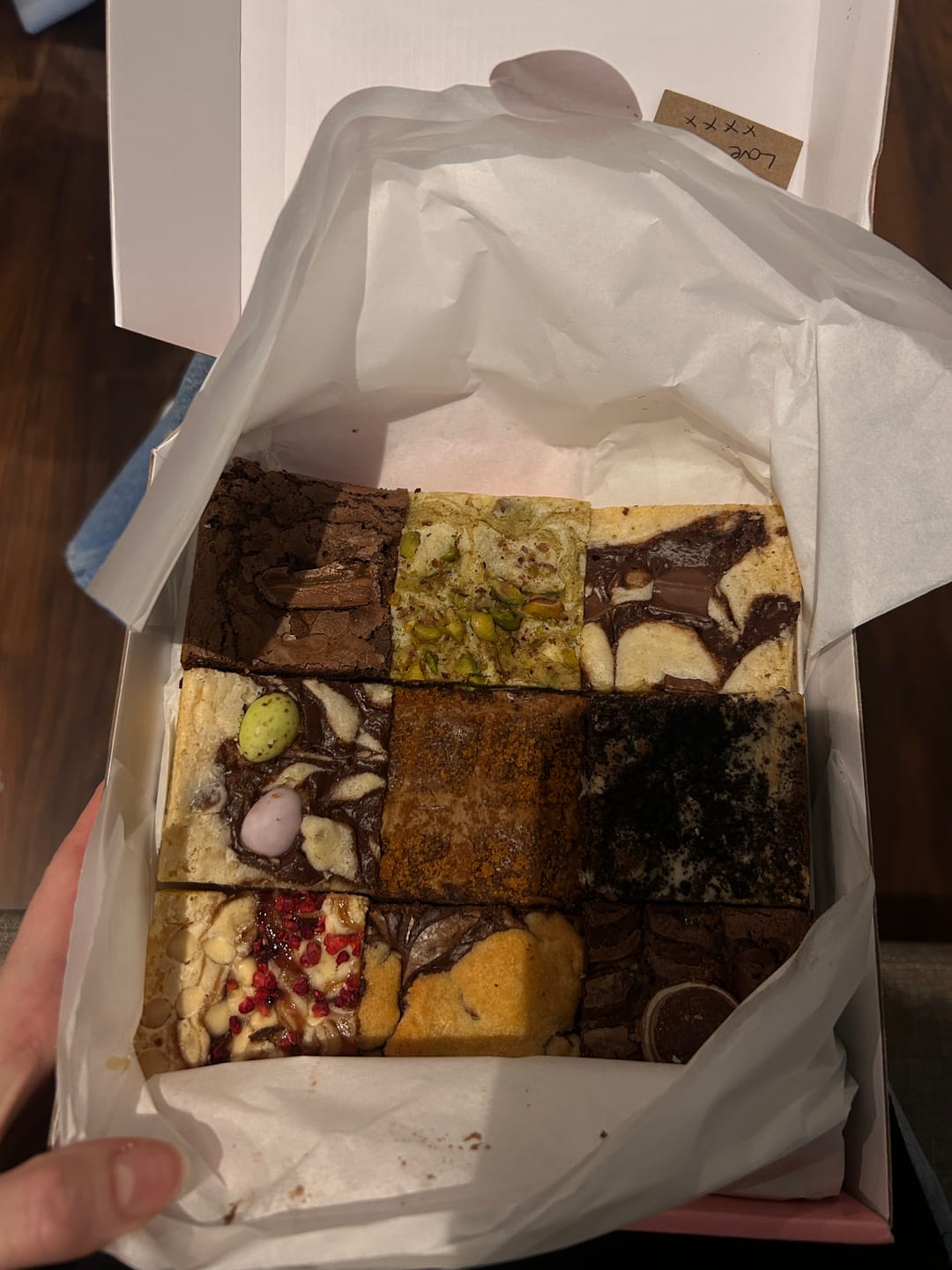 Customer photo review of Brownie & Blondie Mixed Box