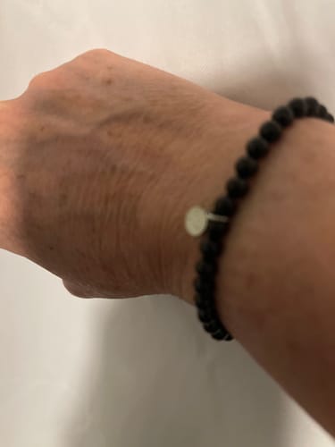 Customer photo review of Black Tourmaline Bracelet Mini