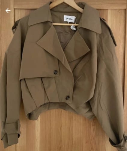 Customer photo review of Gwen Trench Coat