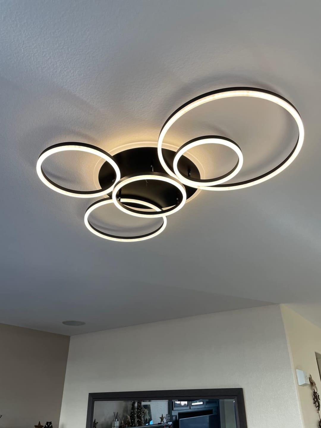 Customer photo review of WOMO Runde LED-Deckenleuchte mit Unterputzmontage-WM1032