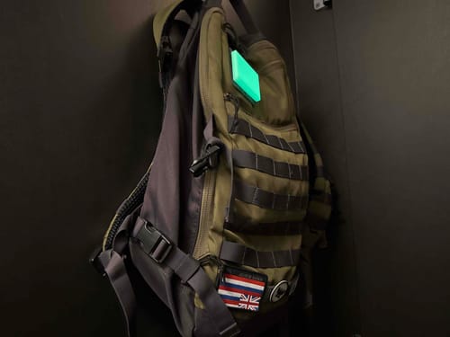 Customer photo review of UGM- 3" x 2" Tough Patch - Universal Glow Marker