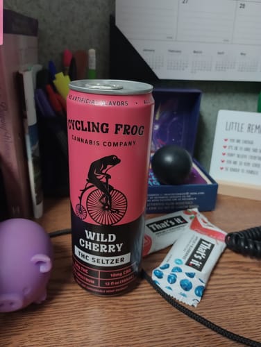 Customer photo review of Wild Cherry THC Seltzer
