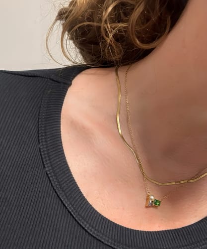 Customer photo review of Anchor Necklace