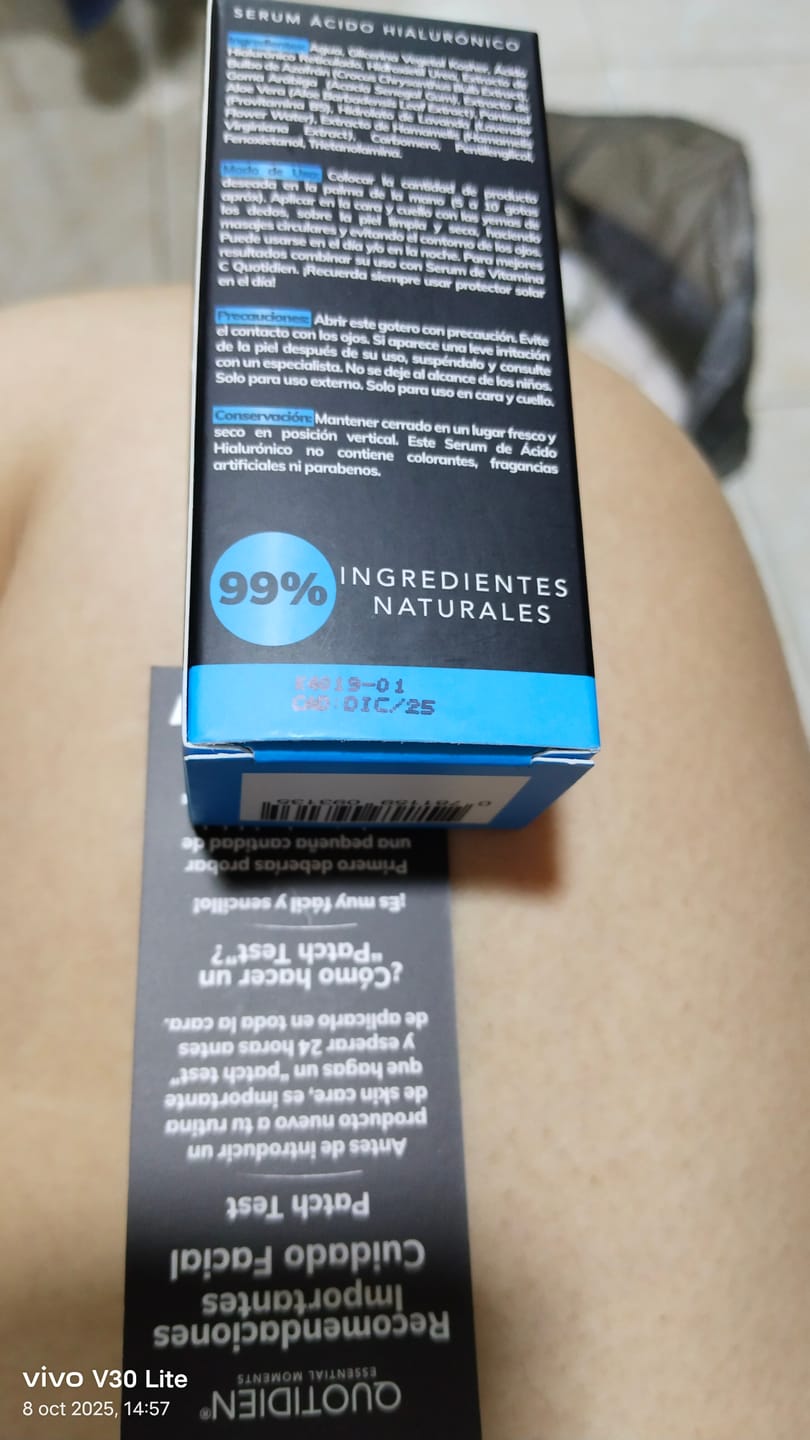 Customer photo review of Kit Piel Deslumbrante (47% OFF) - Limpiador + Tónico + Serum Vitamina C + Serum Niacinamida + Serum Ácido Glicólico + Serum Ácido Hialurónico + Contorno de Ojos