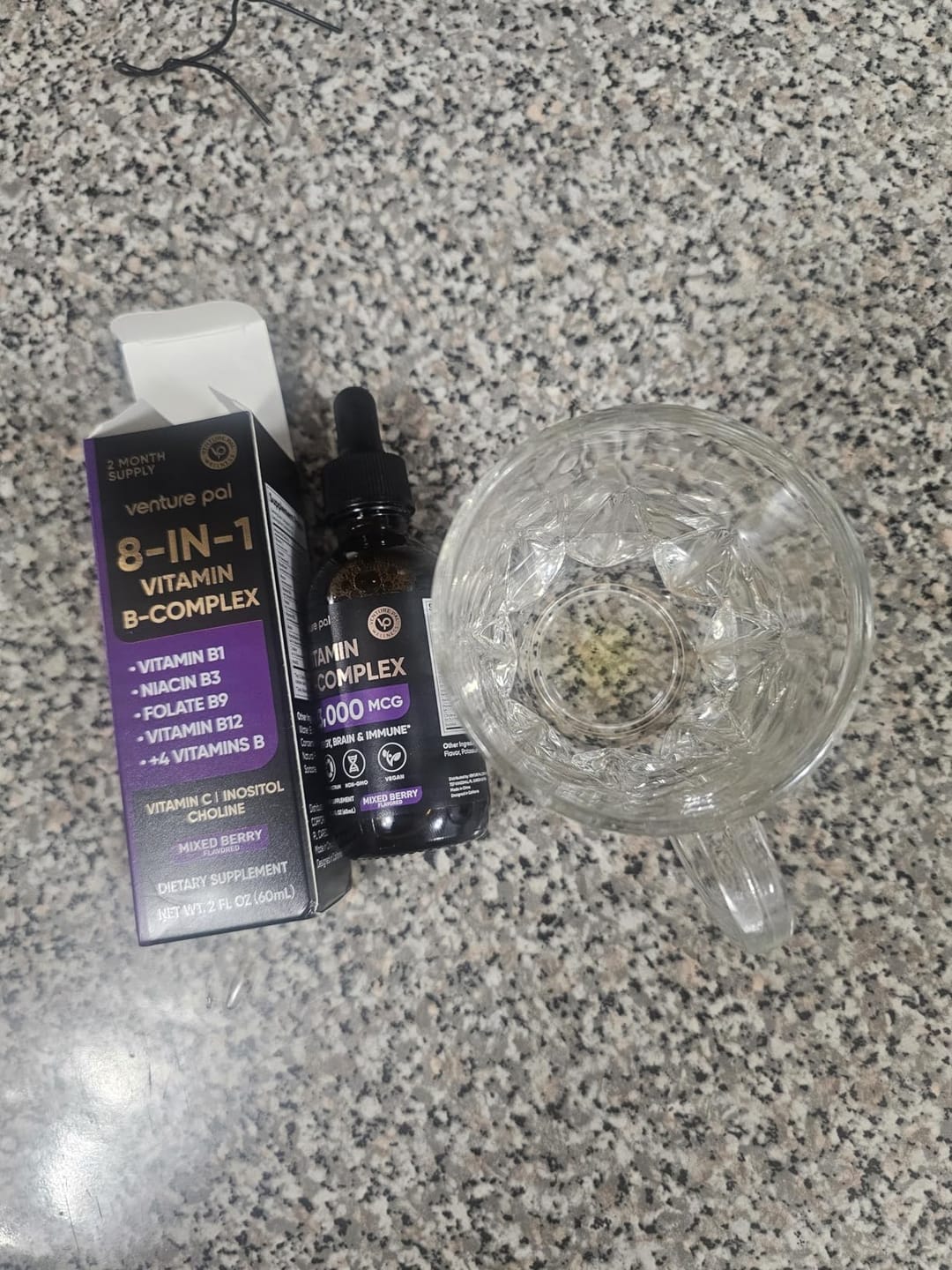 Customer photo review of Vitamin B - complex - Mixed Berry - 200 mcg Liquid Drops