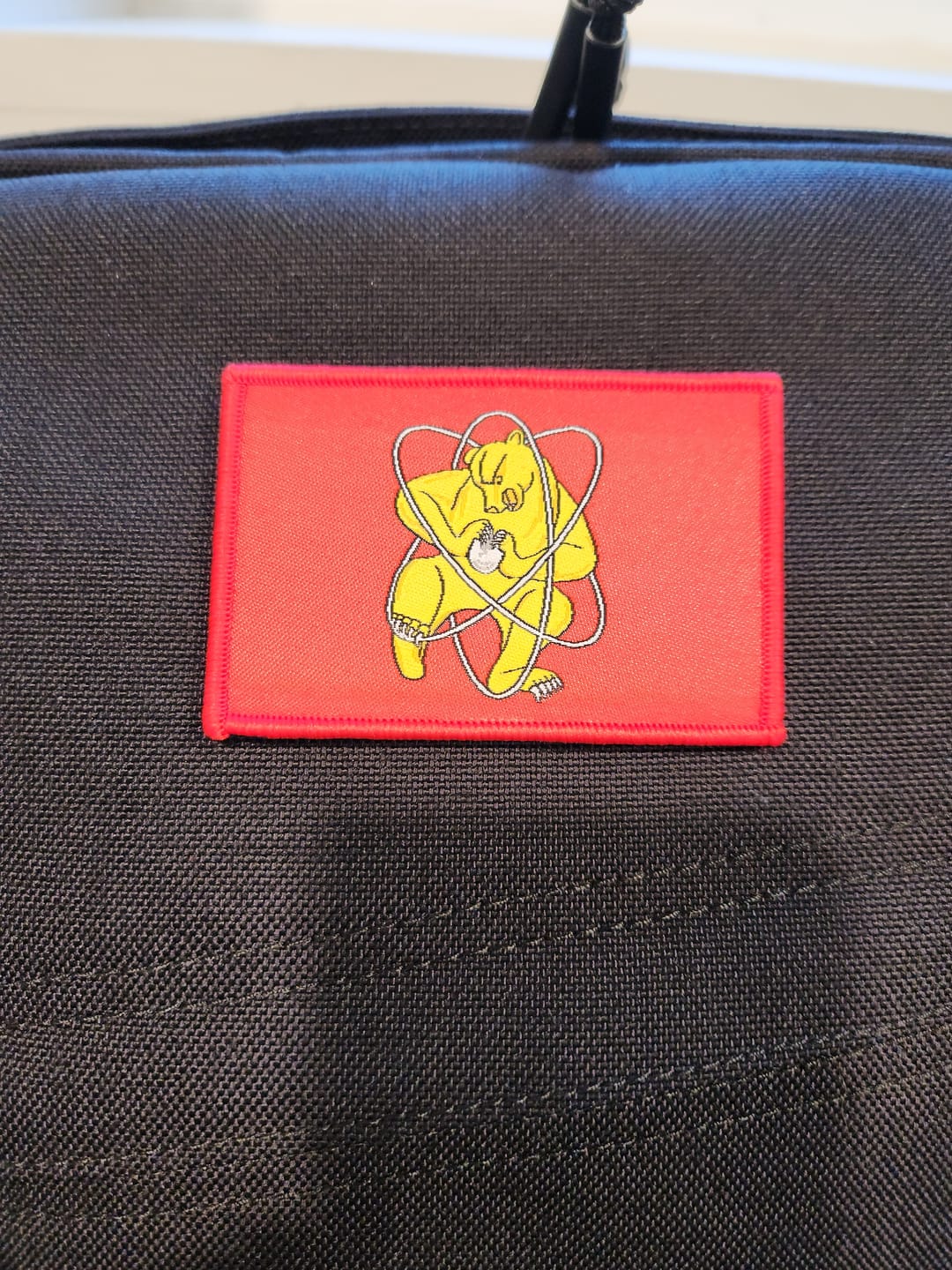 Customer photo review of Zheleznogorsk Town Flag Patch