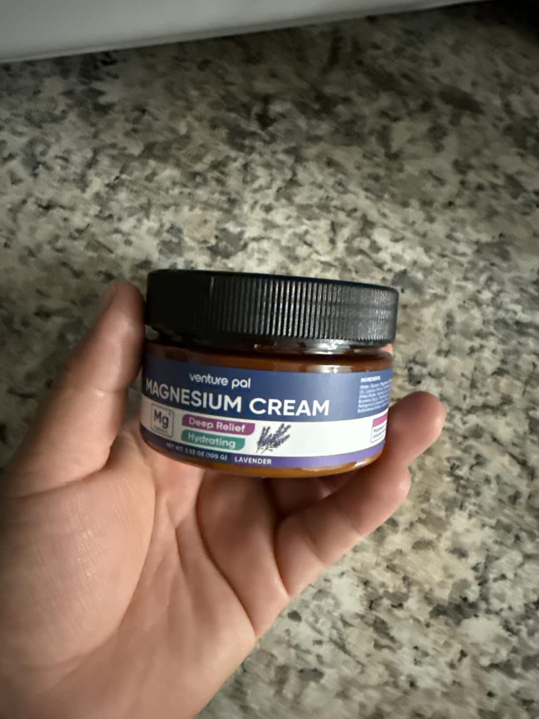 Customer photo review of Topical Magnesium Cream