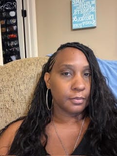 Customer photo review of Pre-looped Crochet Boho Locs with Body Wave Virgin Human Hair Curls