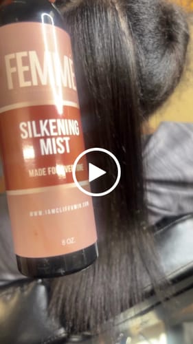 Customer video review of Silkening Mist