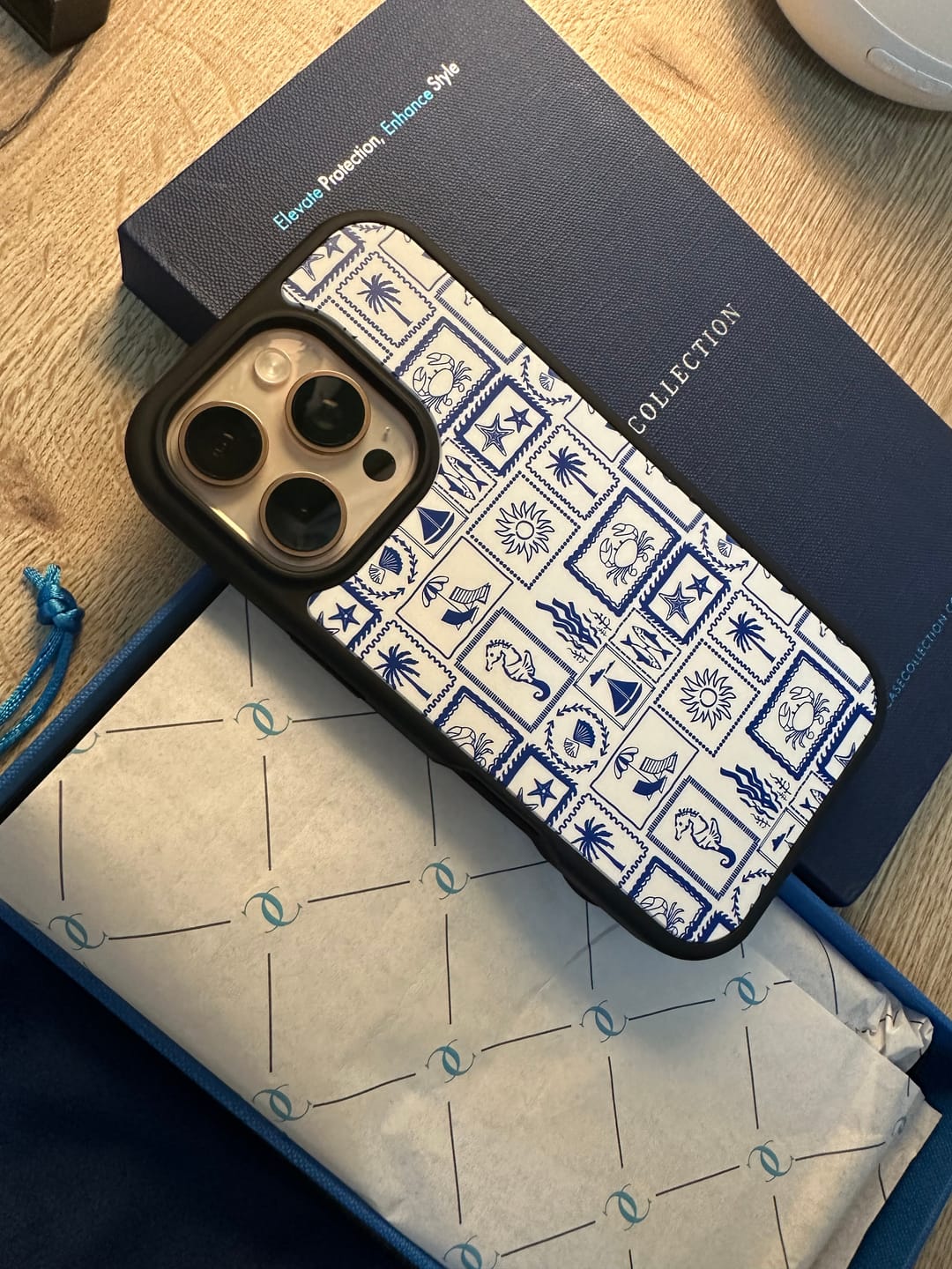 Customer photo review of Seaside Sketches - iPhone 16 Pro Case