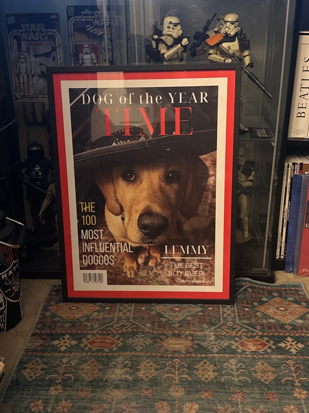 Customer photo review of Pet Portrait Magazine Cover