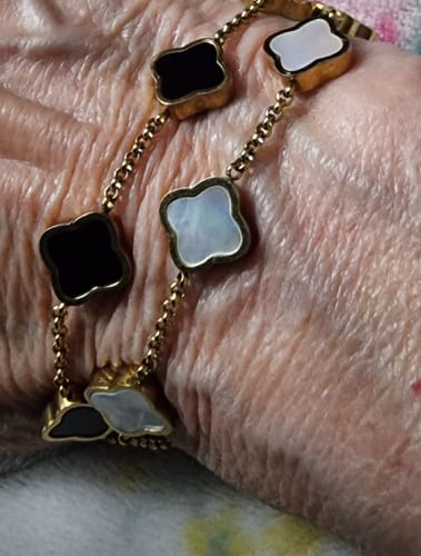 Customer photo review of Celine Clover Bracelet