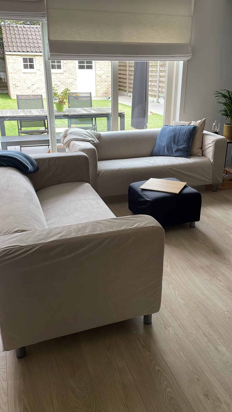 Customer photo review of KLIPPAN 2 Seat IKEA Sofa Cover