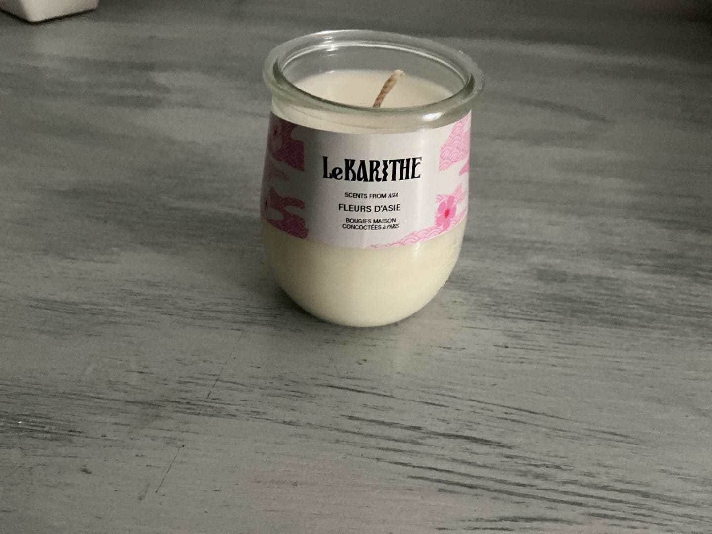Customer photo review of Bougie Parfumée - Fleurs d'Asie