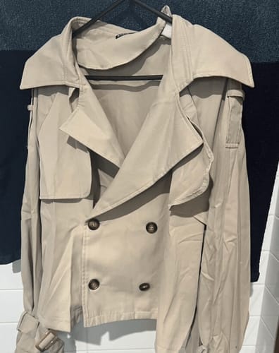Customer photo review of Isla Trench Coat