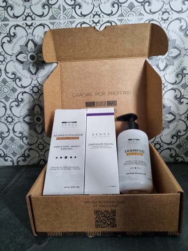Customer photo review of Pack Shampoo Anticaída + Acondicionador