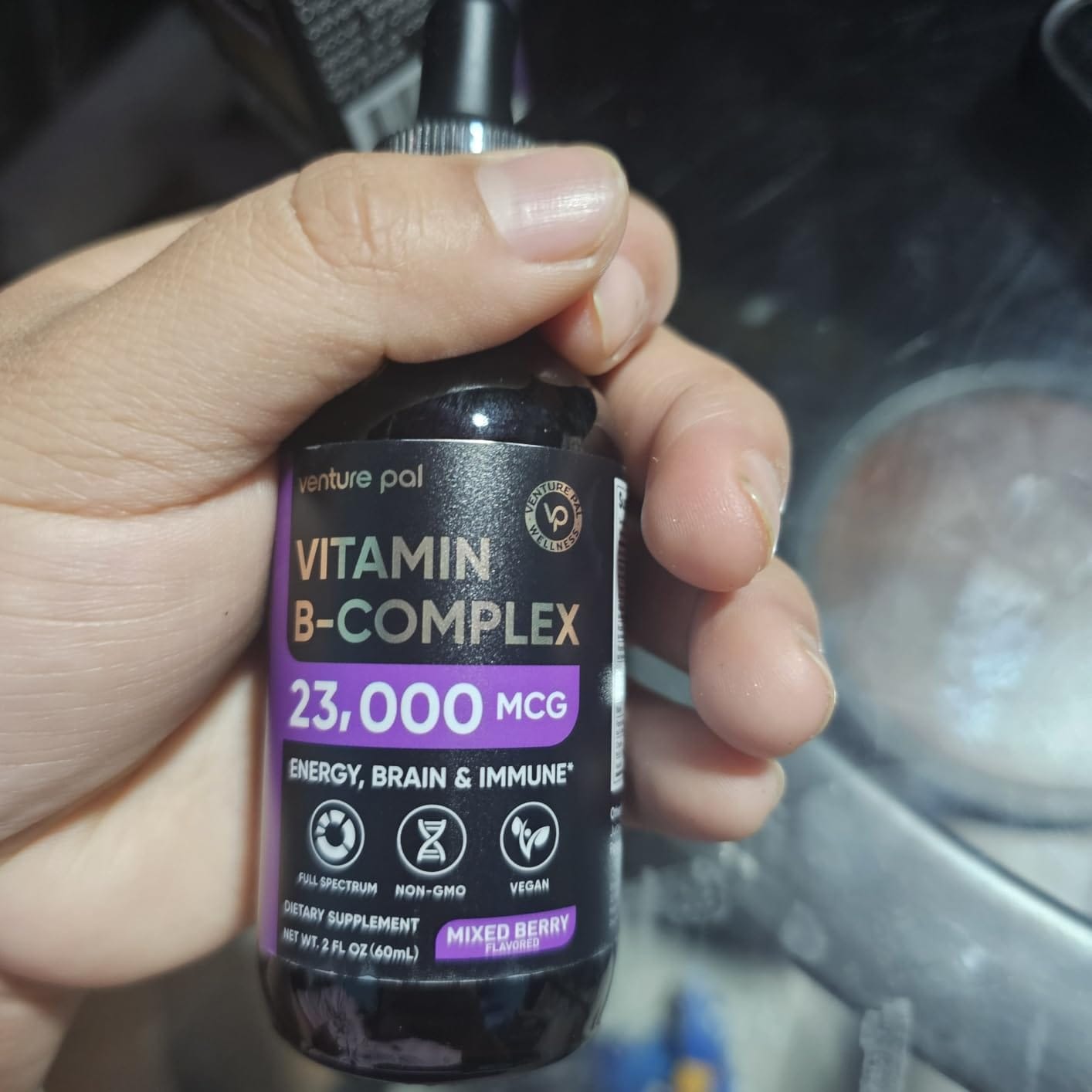 Customer photo review of Vitamin B - complex - Mixed Berry - 200 mcg Liquid Drops