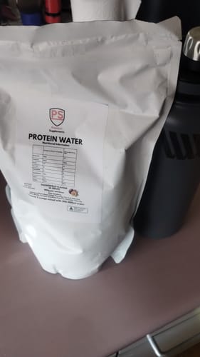 Customer photo review of Protein Water